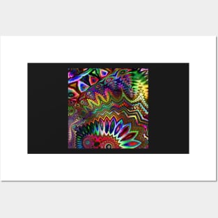 Free Spirit Acid Rainbow Posters and Art